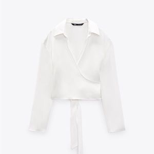 Zara Satin tie top